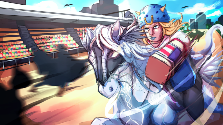 Horse Racing Legends Roblox gameplay artwork